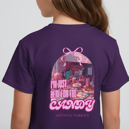 "Here for the Candy" - Youth Tee