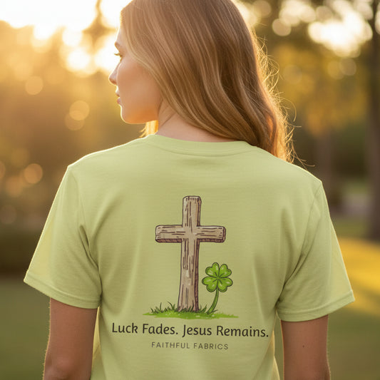 Luck Fades. Jesus Remains Tee